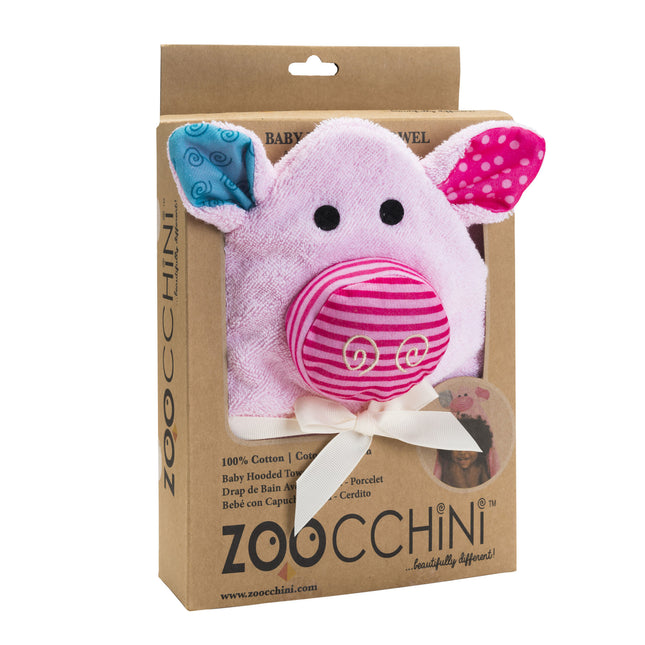 Accappatoio Zoocchini Baby Pinky The Piglet Cotone