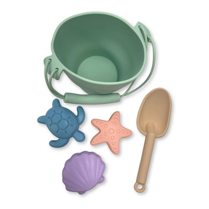 Swim Essentials Sandbox Toy Bucket Set Animali Marini 5 Pezzi