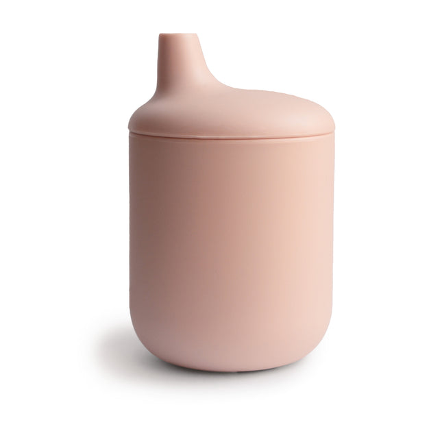 Tazza da bere Mushie con beccuccio Blush