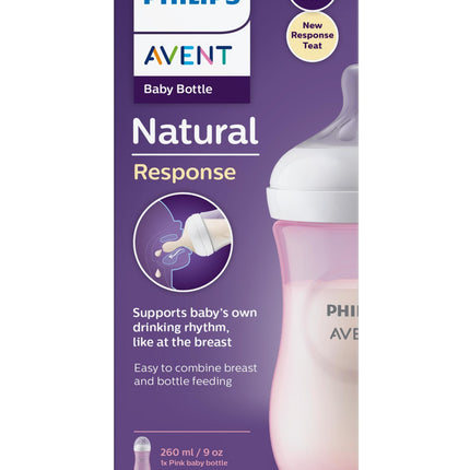 Biberon Philips Avent 3.0 Rosa 260ml