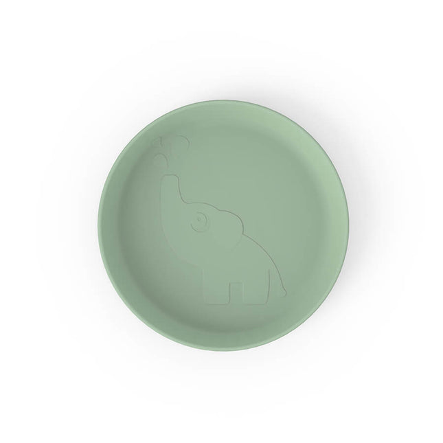 Fatto da Deer Baby Plate Elphee Green