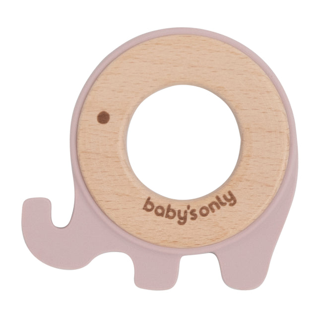 Anello per dentizione Baby's Only Elephant Rosa Antico