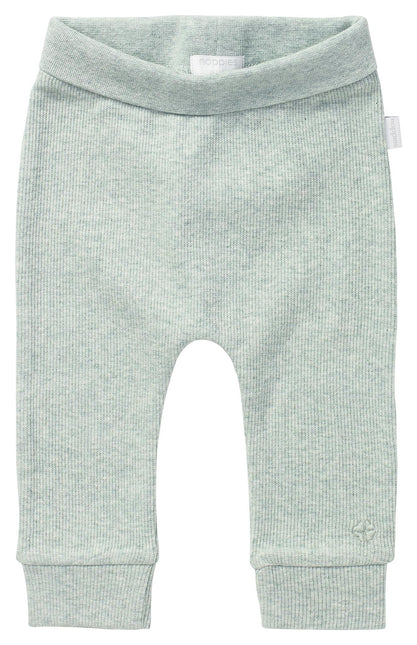 Pantaloni Noppies Baby a costine Naura Grigio Menta Melange