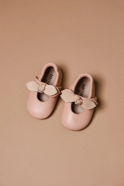 Baby Dutch Scarpe da bambino Lilly Rosa Camoscio