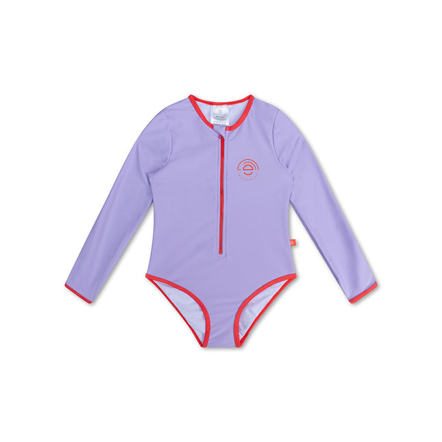 Costume da bagno Swim Essentials Bambino Viola Maniche Lunghe