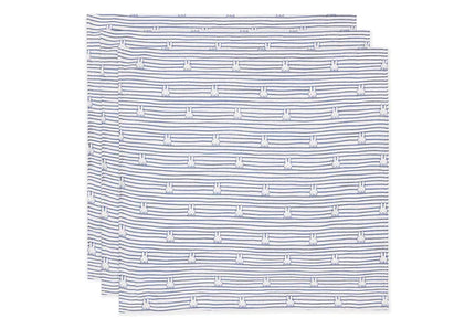 Jollein Panno Idrofilo Miffy Stripe Navy 70cm 3 pezzi