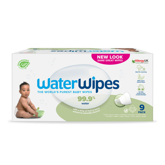 Salviette WaterWipes per bambini confezione 9x60