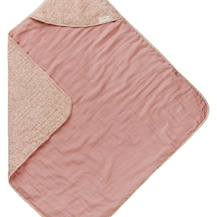 Noppies Coperta per neonati in mussola botanica Misty Rose