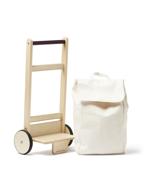 Carrello della spesa giocattolo in legno Kid's Concept