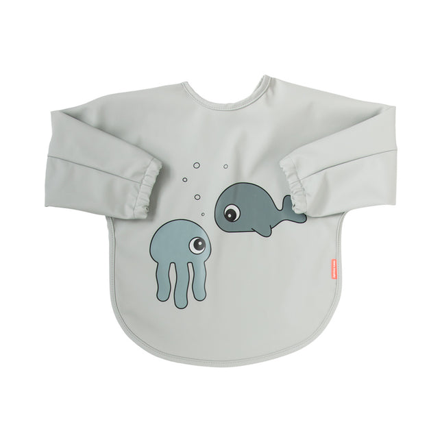 Pettorina con maniche Done by Deer Sea Friends Grey 6-18m