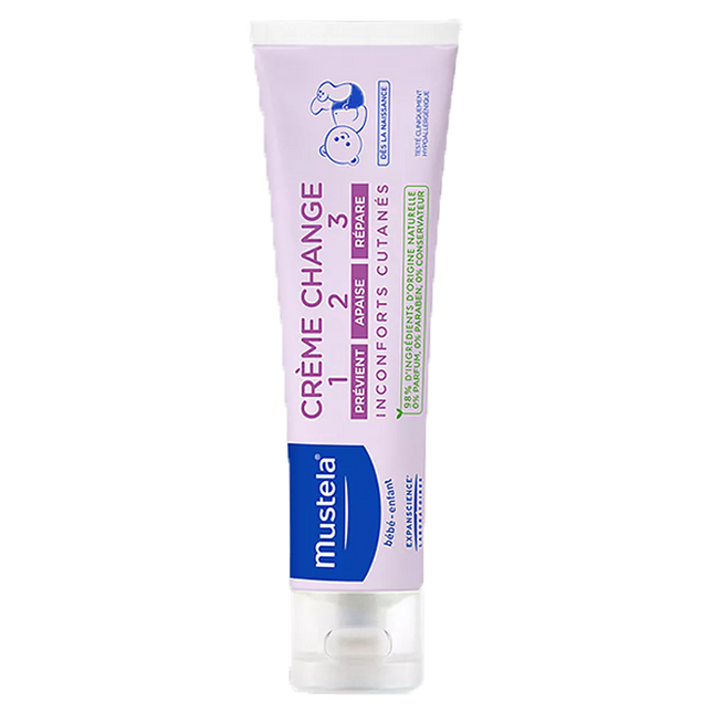 Mustela Babycream per il cambio del pannolino 1-2-3 100ml