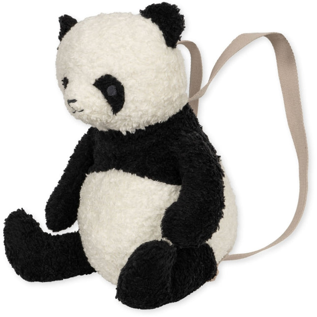 Konges Slojd Zaino Teddy Panda Bianco sporco