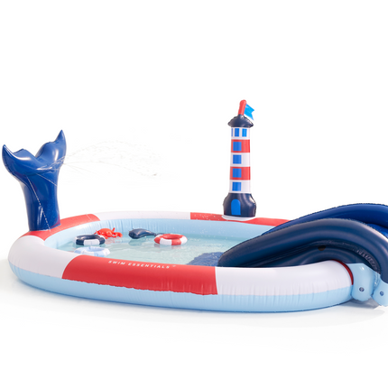 Swim Essentials Scivolo per bambini in piscina Balena 2.10M