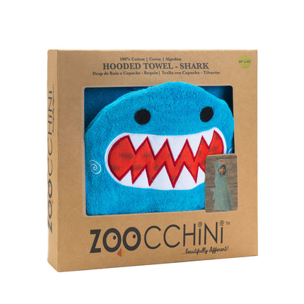 Zoocchini Copribagno Baby Sherman Lo Squalo Cotone