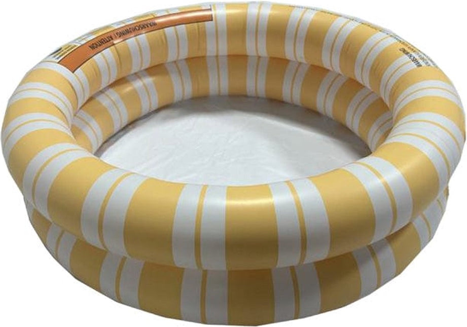 Swim Essentials Piscina Baby Arancione a Strisce 60cm