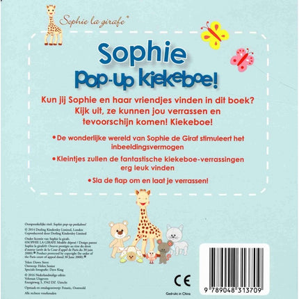 Libro pop-up di Sophie la Giraffa: Peekaboo!