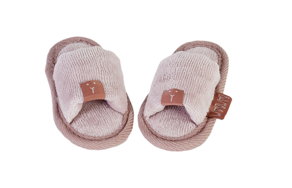 BamBam Babyshoes Pantofola Biologica Rosa