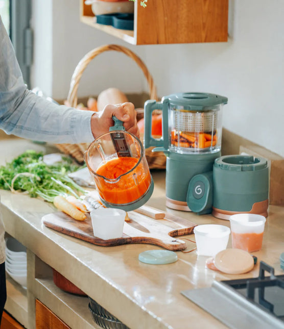 Babymoov Robot da cucina Nutribaby in vetro Foresta Verde