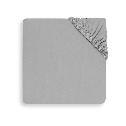 Jollein - Lenzuolo a pieghe Jersey Soft Grey 60x120cm