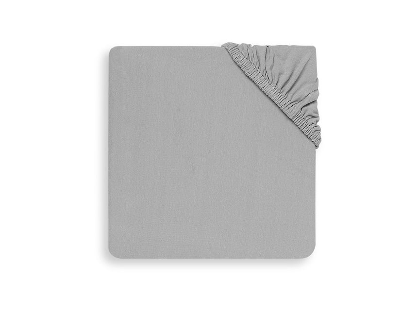 Jollein - Lenzuolo a pieghe Jersey Soft Grey 60x120cm