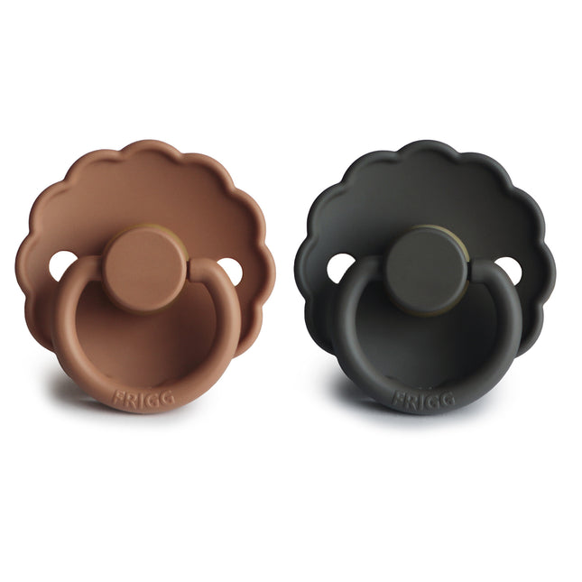 Ciuccio Frigg misura 1 Daisy Graph/Peach Bronze Silicone 2-Pack