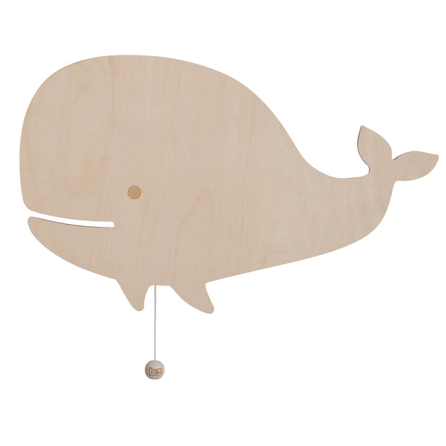 Lampada da parete Baby's Only per la cameretta del bambino Whale Wonder