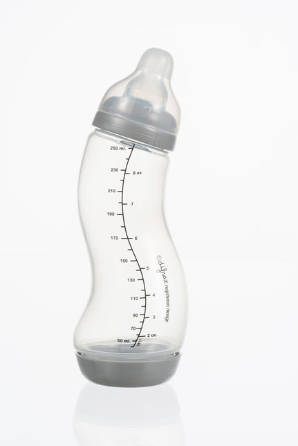 Difrax S-bottle 123 Trasparente/Grigio 250ml