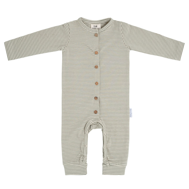 Tuta Baby's Only Box Stripe Verde Urbano