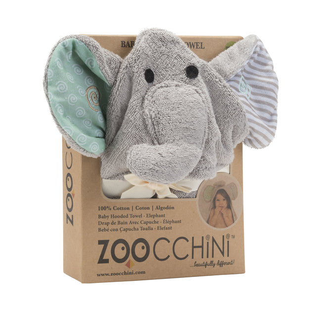 Accappatoio Zoocchini Baby Elli L'Elefante Cotone