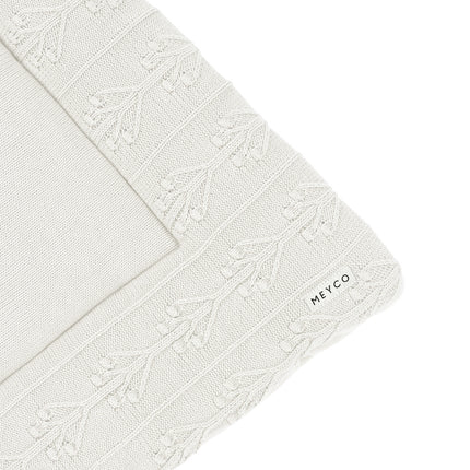 Meyco Boxcloth Fiore romantico bianco sporco