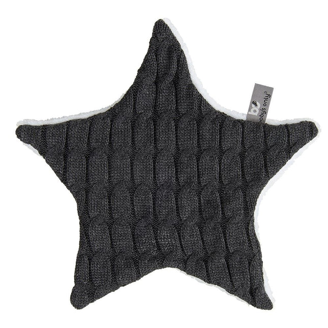 Coperta di coccole Baby's Only Star Cable Antracite