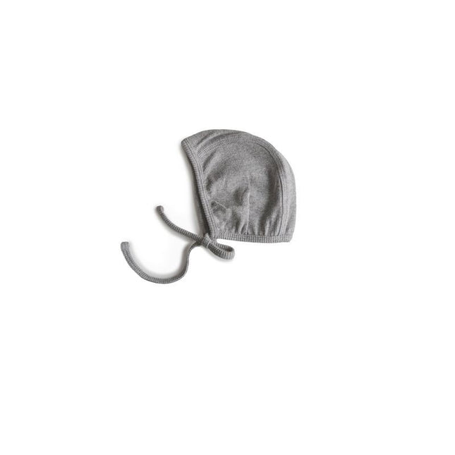 Cappello Mushie Baby Bonnet Grigio Melange