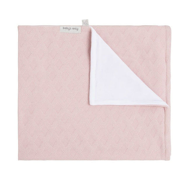 Coperta per culla Baby's Only in ciniglia Reef Rosa nebbioso