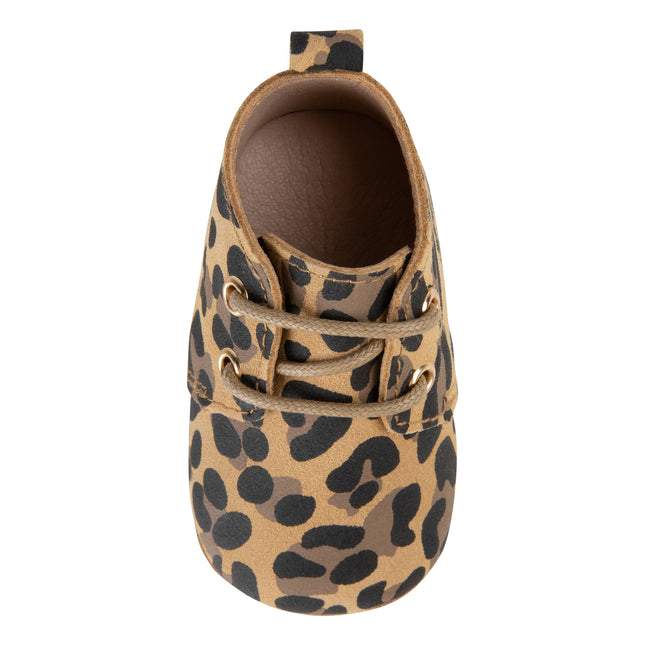 Baby Dutch Scarpe da bambino con lacci Leopardo