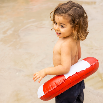 Swim Essentials Fascia nuoto bambino bagnino rosso bianco 55Cm