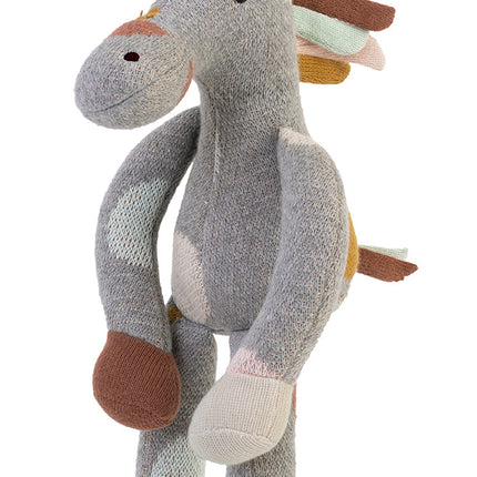 Happy Horse Cavallo di peluche lavorato a maglia 30 cm