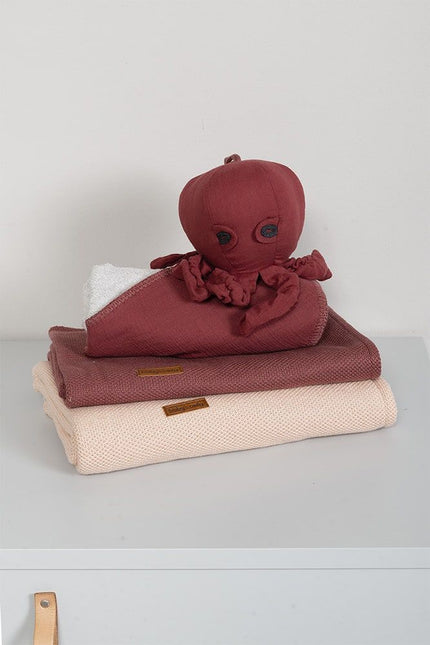 Coperta per culla Baby's Only Soft Classic Stone Red