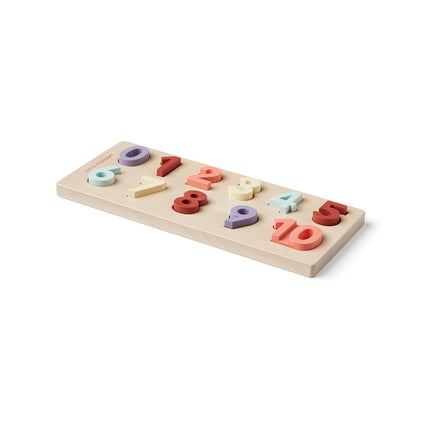 Puzzle concettuale per bambini Numeri da 1 a 10