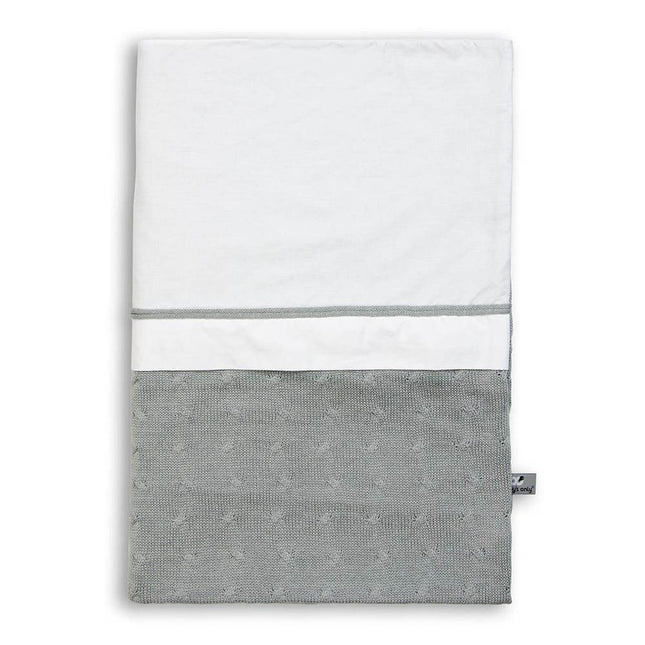 Copripiumino Baby's Only Cable Grey 100x135 cm