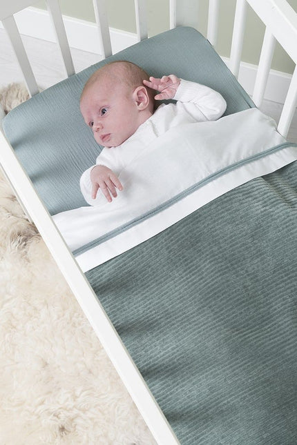 Coperta per culla Baby's Only Teddy Sense Verde mare