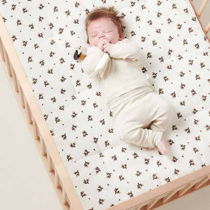 Noppies Playpen Tappeto Terry Trifoglio reversibile Indian Tan