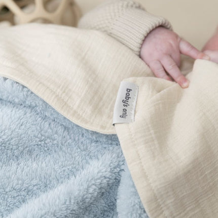 Coperta per culla Baby's Only Accogliente Blu Nebbia