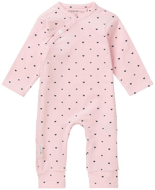 Noppies playsuit Nemi Hearts Rosa chiaro