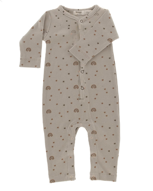 Snoozebaby playsuit Milky Rust Rainbow