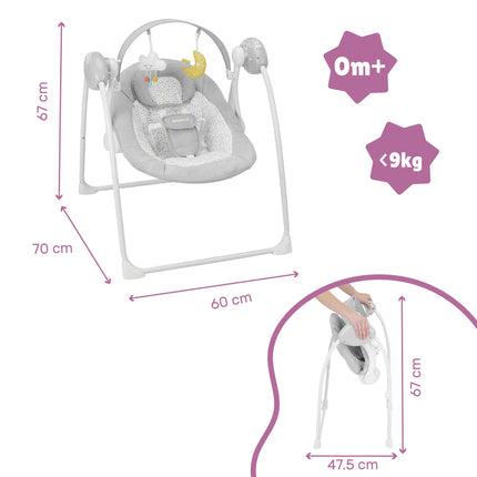 Badabulle Comfort Swing Candy senza adattatore