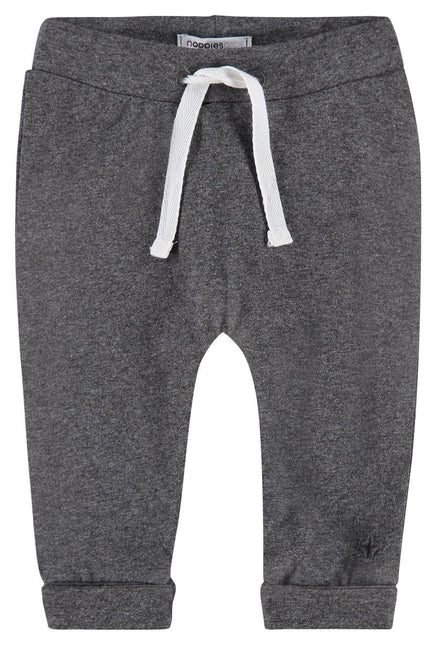 Noppies Pantaloni per bambini con coulisse in vita Grigio scuro melange