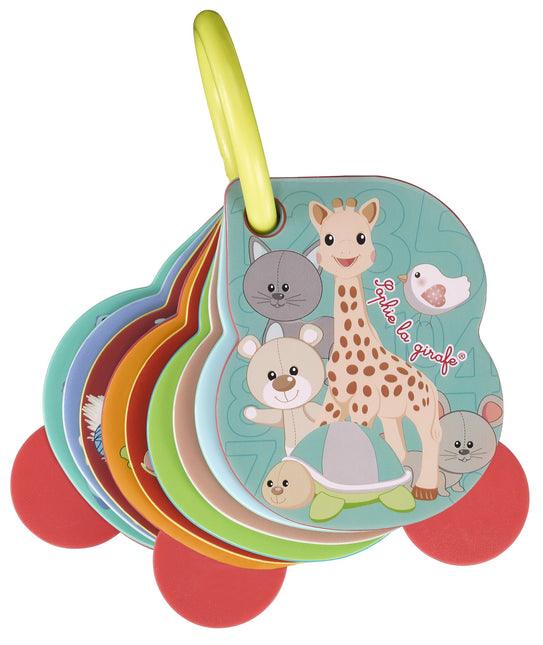 Libretto per bambini di Sophie la Giraffa con figure