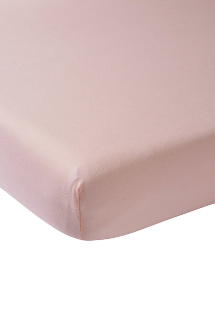 Meyco Lenzuolo a pieghe Jersey Rosa Antico 60x120cm