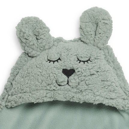 Coperta Jollein Baby Bunny Verde cenere