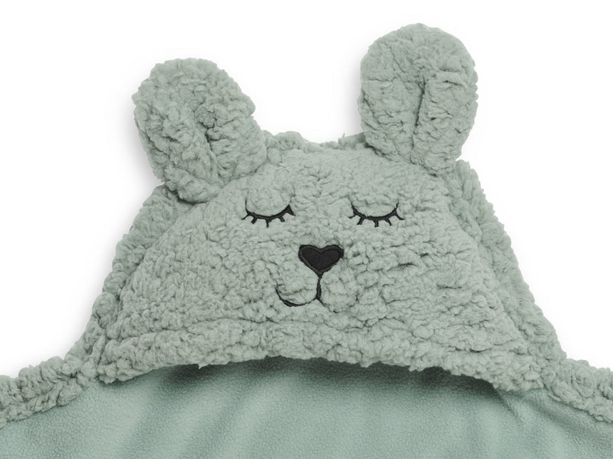 Coperta Jollein Baby Bunny Verde cenere